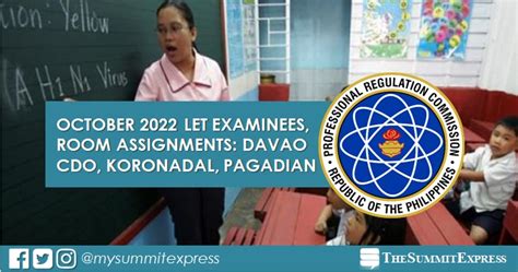 PRC Pagadian: Room Assignments & Final List of October 2022 .